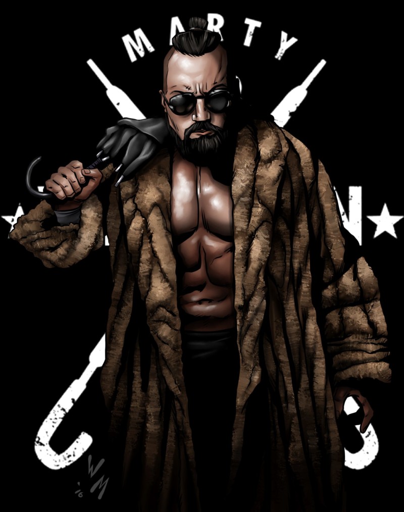 marty scurll custom figure